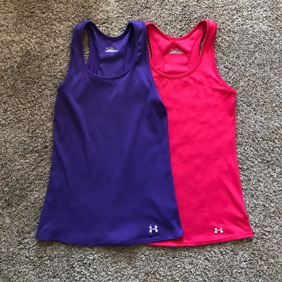 Under Armour Tops - UA racer back tank bundle - LIKE NEW