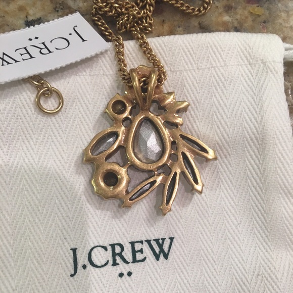 NWT J. Crew Winding Crystals Necklace - Picture 4 of 4