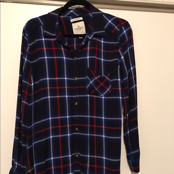 AE long button down