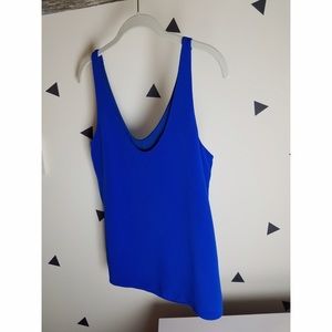J. Crew Cobalt Blue Silk Tank