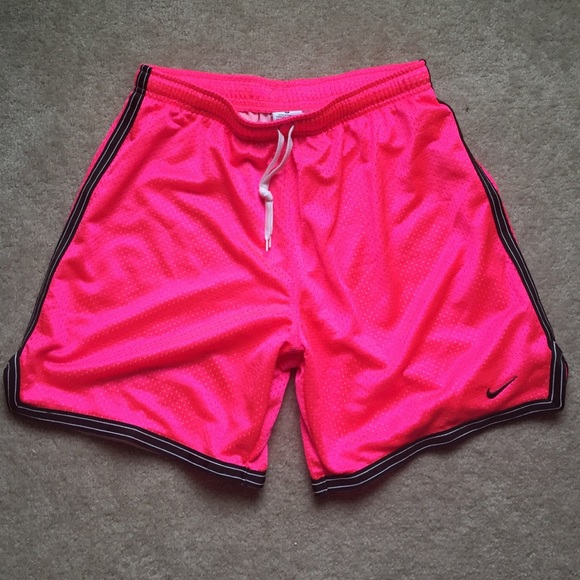 NWOT Nike shorts neon pink never worn. Very cute.
