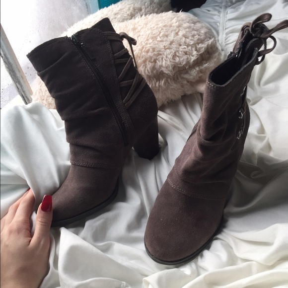 Clarks suede ankle boots