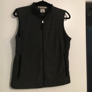 Columbia Gray Fleece Vest