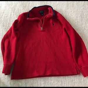 Boys Polo Cotton Pullover.