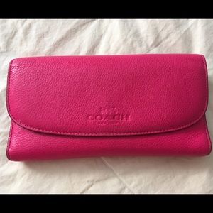 Coach Leather Wallet, Trifold