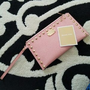 Authentic Michael Kors Stud Clutch