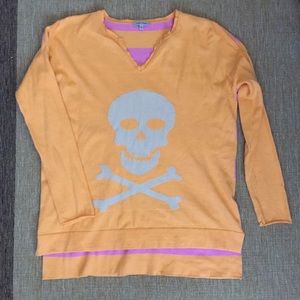 Lisa Todd Now or Never Skull & Crossbones Sweater