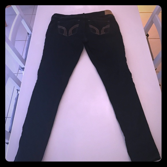 Hollister dark denim super skinny jeans