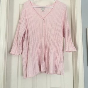 3/4 length sleeve sweater cardigan