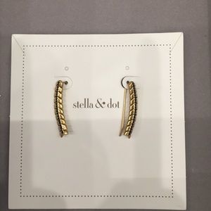 Brand new!  GILDED PATH EAR CLIMBERS - GOLD