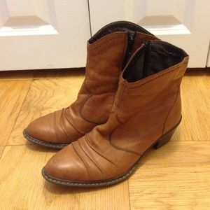 Rieker Leather Cowboy Boots