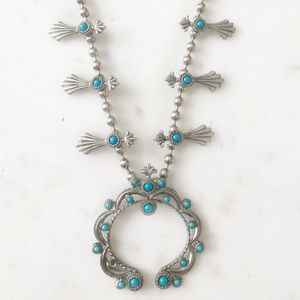 1970's SouthWestern Squash-blossom neck