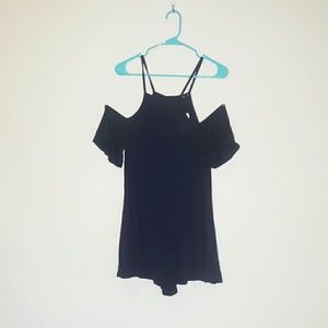 Boohoo Open Shoulder Romper