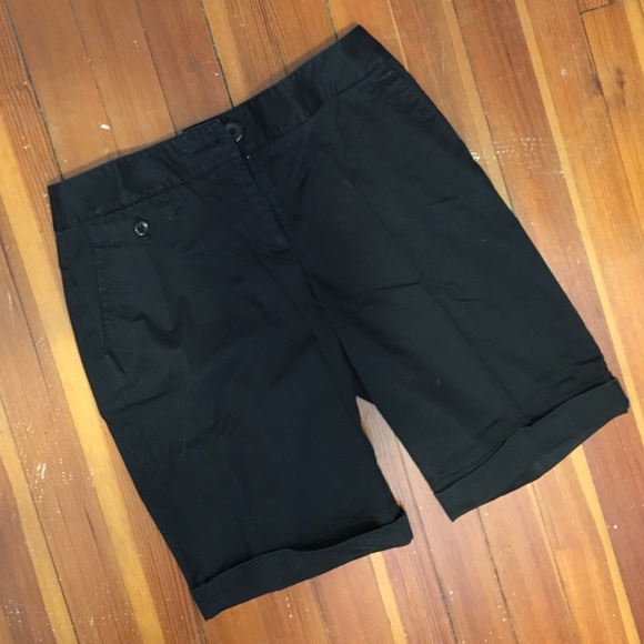 Talbots black Bermuda shorts