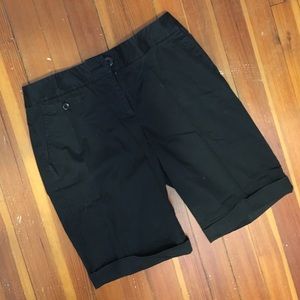 Talbots black Bermuda shorts