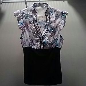 Twentyone Gorgeous sheer ruffled top S