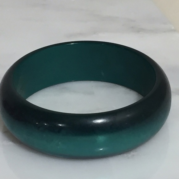 Moon glow Lucite Cuff Bracelets in Red & Green - Picture 3 of 3