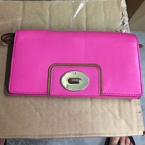 Pink Kate spade wallet/wristlet