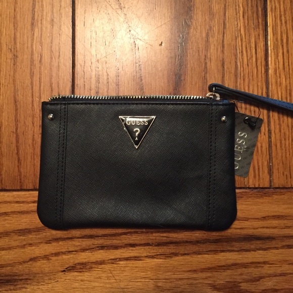 Guess Black Tracy Wristlet