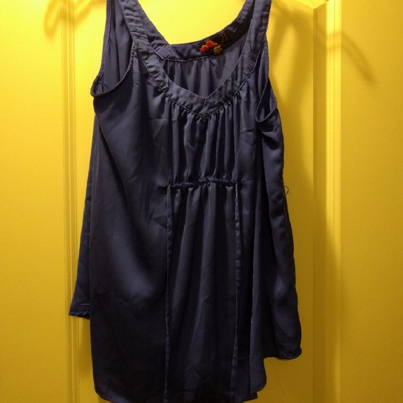 Blue Forever 21 Tank Top