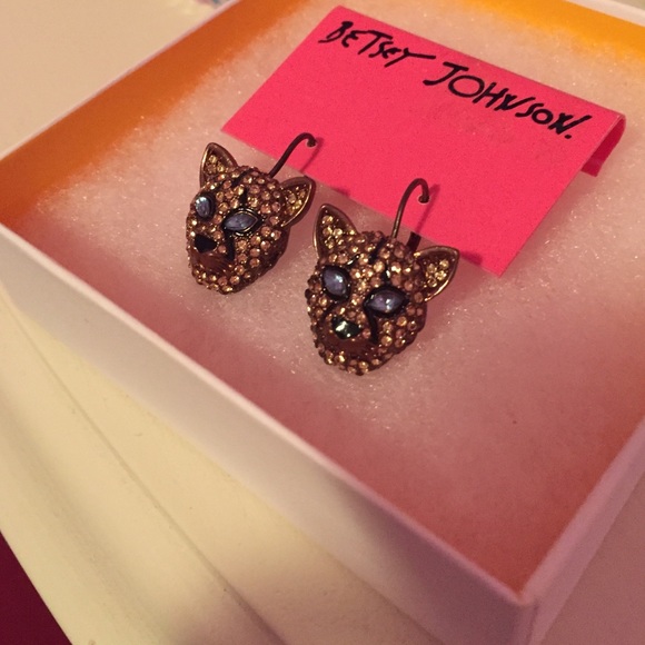 Betsey Johnson Jaguar Earrings