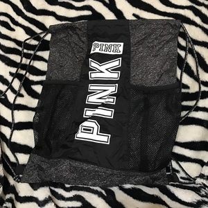VS Pink drawstring bag
