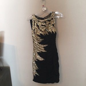 JVN by Jovani black cocktail dress. Size 0.