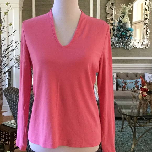 Talbots Long Sleeve UNeck T