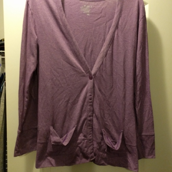 Purple lightweight cardigan