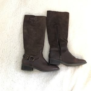 Ralph Lauren Suede Riding Boots