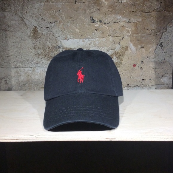 Ralph Lauren POLO Signature Pony Cap (Black)