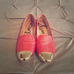 Sam Edelman Aster Snakeskin Smoking Flat