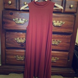Urban Outfitters Terracotta Red Dress