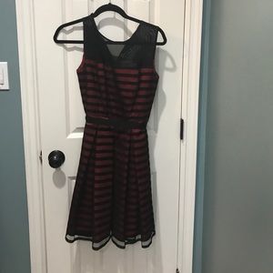 Black and red dress