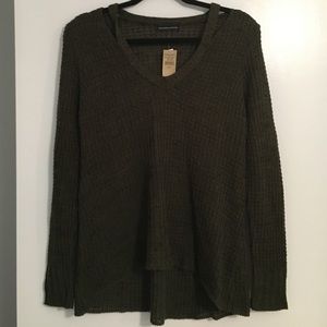 Olive green sweater
