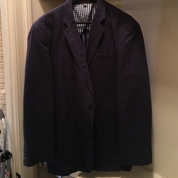 Navy blue Johnston and Murphy Sportcoat