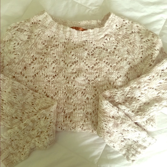 Belldini Sweaters - Pink Oatmeal Color Sweater by Belldini Size M