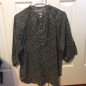 ✨VTG Floral Button-Down Top Size 40✨
