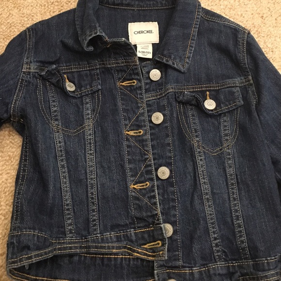 Jean Jacket Girl's Cherokee 10-12 - Picture 2 of 2