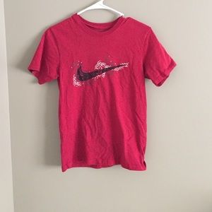 Kids Red Nike Tee