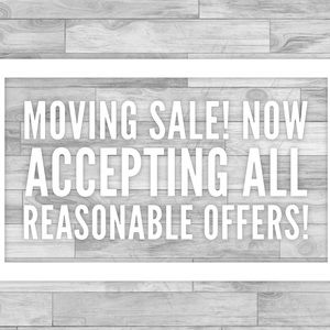 MOVING SALE!