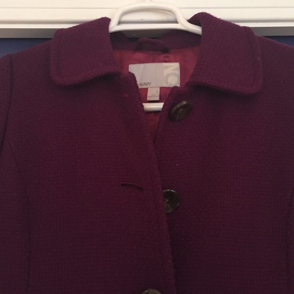 Old Navy Coat, Purple - Picture 2 of 2