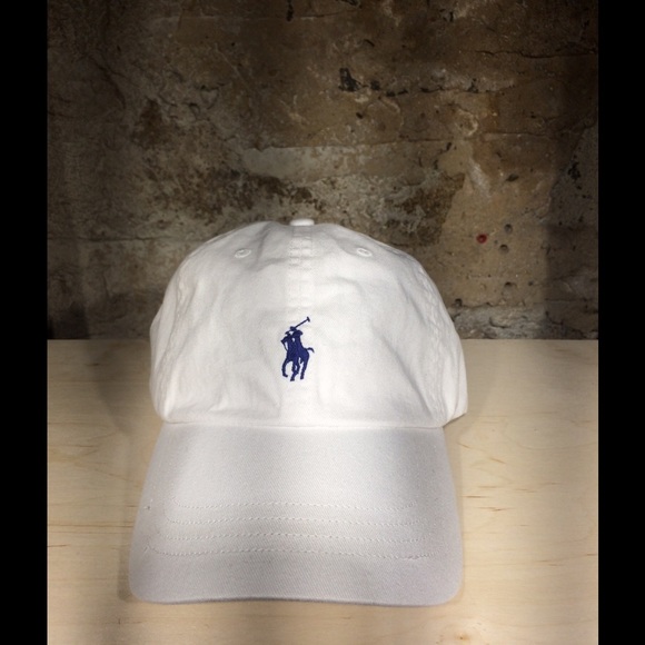 Ralph Lauren POLO Signature Pony Hat ( White)