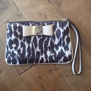 Kate Spade Leopard Print Wristlet