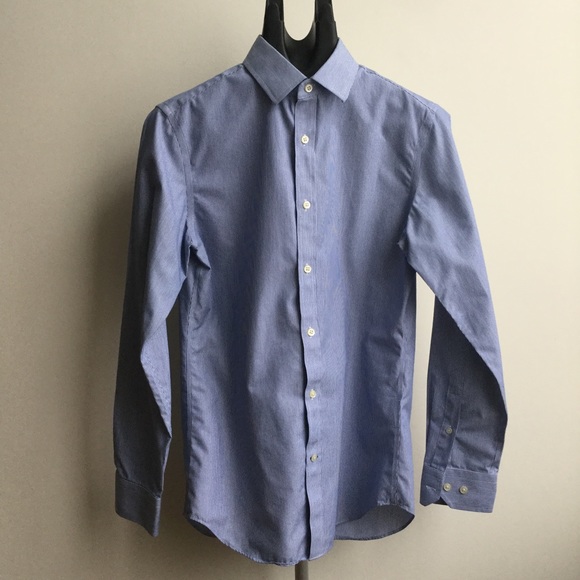 non iron tailored slim fit banana republic