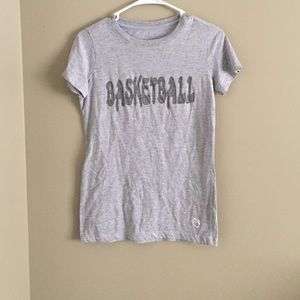 Gray Basketball Tee