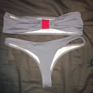 Coulbourne Bandeau Brazilian Bikini