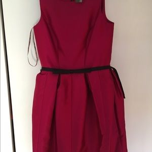 Taylor pink satin dress