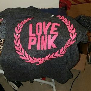 Pink v.s. t shirt
