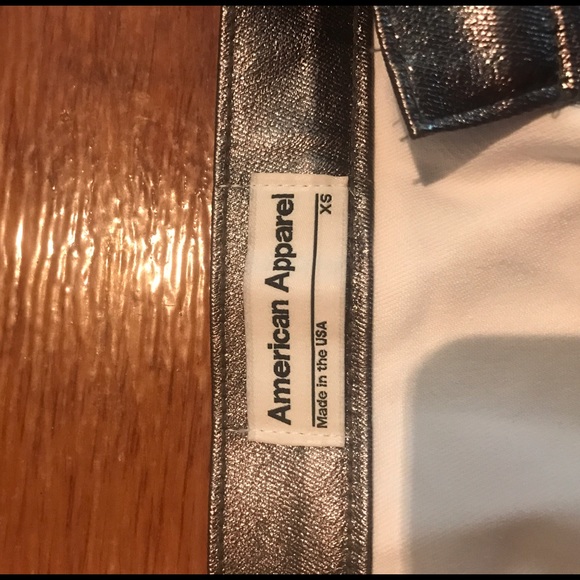 American Apparel sliver metallic circle skirt! - Picture 4 of 4